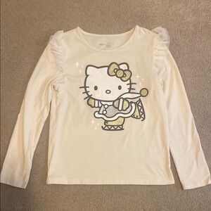 Hello Kitty Cream Long Sleeve Shirt for Kids